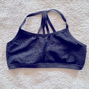 Beyond Yoga black lace sports bra- size medium